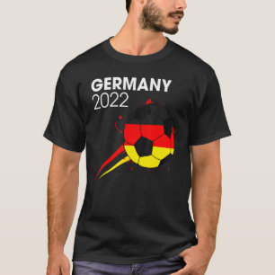 Germany 2022 Soccer Team  German Flag Men Boys T-Shirt