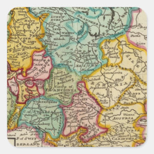 Germany 23 square sticker