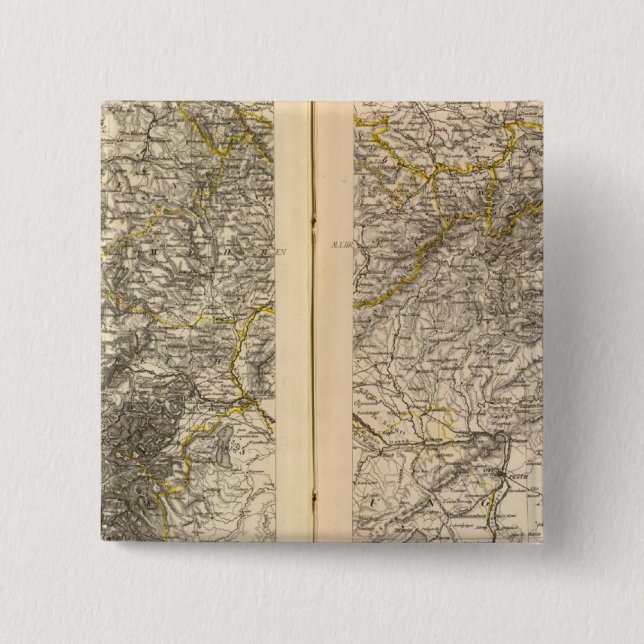 Germany 25 15 cm square badge (Front)