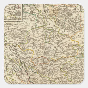 Germany 27 square sticker