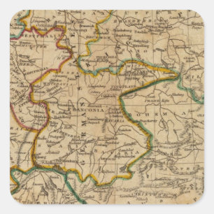 Germany 29 square sticker