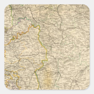 Germany 2 square sticker