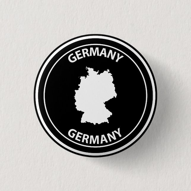 Germany 3 Cm Round Badge (Front)