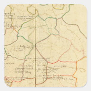 Germany 7 square sticker