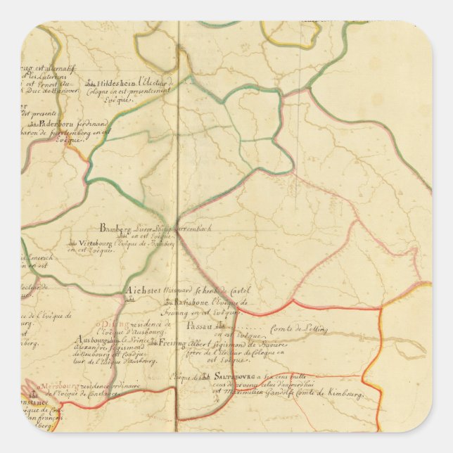 Germany 7 square sticker (Front)