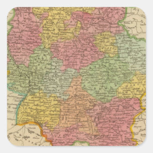 Germany 8 square sticker