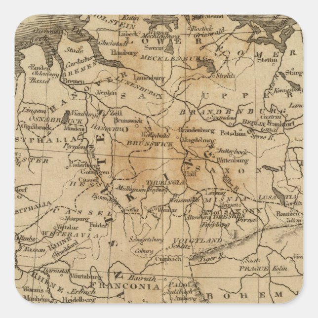 Germany 9 square sticker (Front)