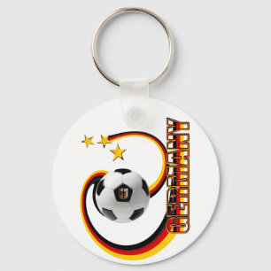 Germany alternate blended soccer logo key ring