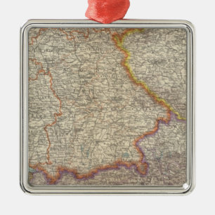 Germany and Austria 2 Metal Tree Decoration