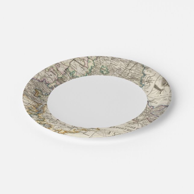 Germany and Prussia Paper Plate (Angled)