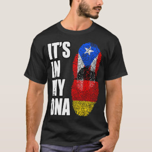 Germany and Puerto Rican Mix DNA Heritage Premium  T-Shirt