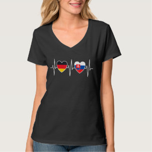 Germany And Slovakia Slovak Flag Flag T-Shirt