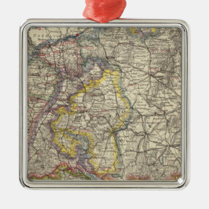 Germany and Switzerland Metal Tree Decoration