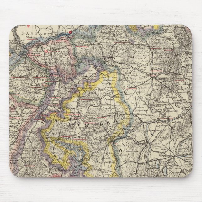 Germany and Switzerland Mouse Mat (Front)