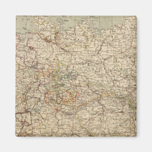 Germany Atlas Map Magnet