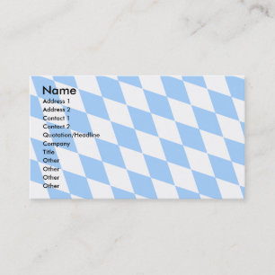 Germany Bavaria Flag Business Card