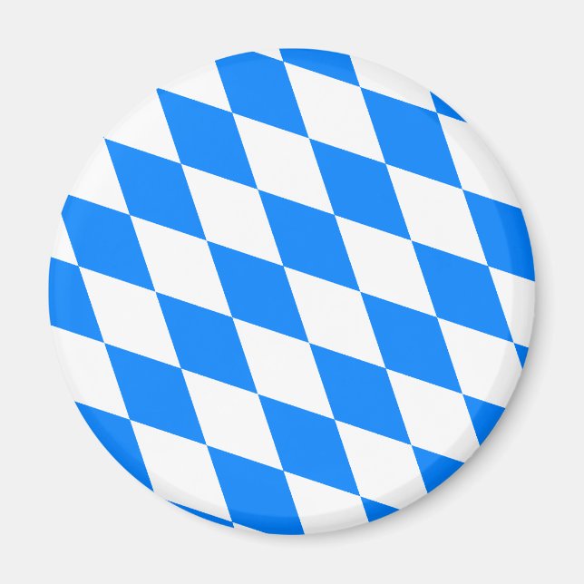 Germany Bavaria Flag Magnet (Front)