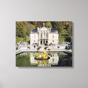 Germany, Bavaria, Linderhof Castle. Linderhof Canvas Print