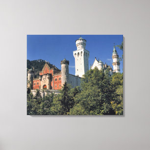 Germany, Bavaria, Neuschwanstein Castle. Canvas Print