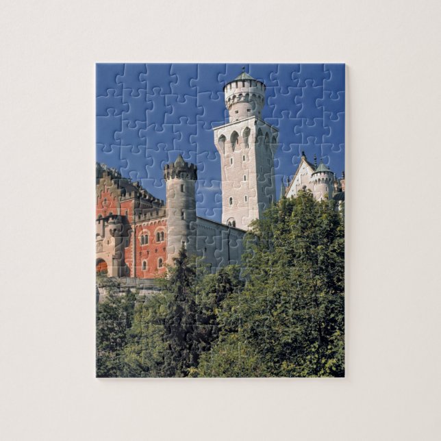 Germany, Bavaria, Neuschwanstein Castle. Jigsaw Puzzle (Vertical)