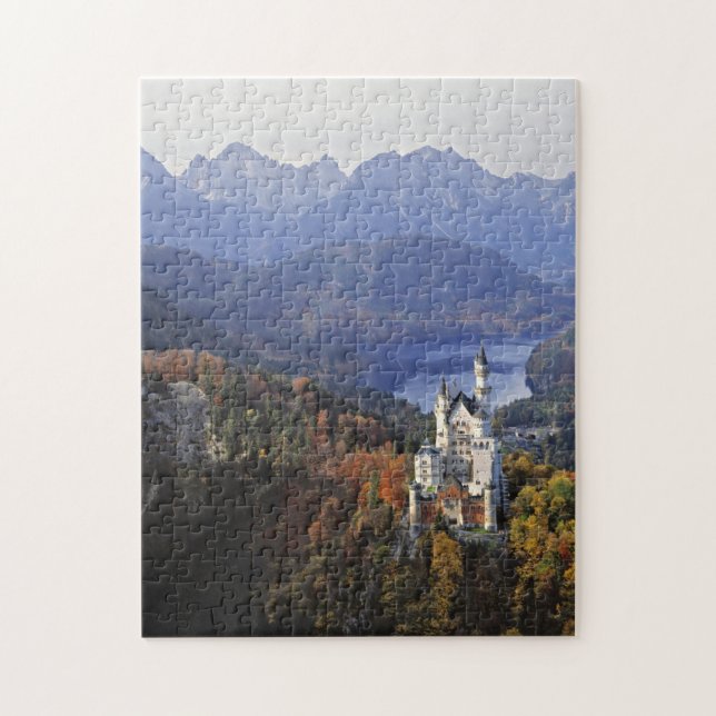 Germany, Bavaria, Neuschwanstein Castle. Jigsaw Puzzle (Vertical)