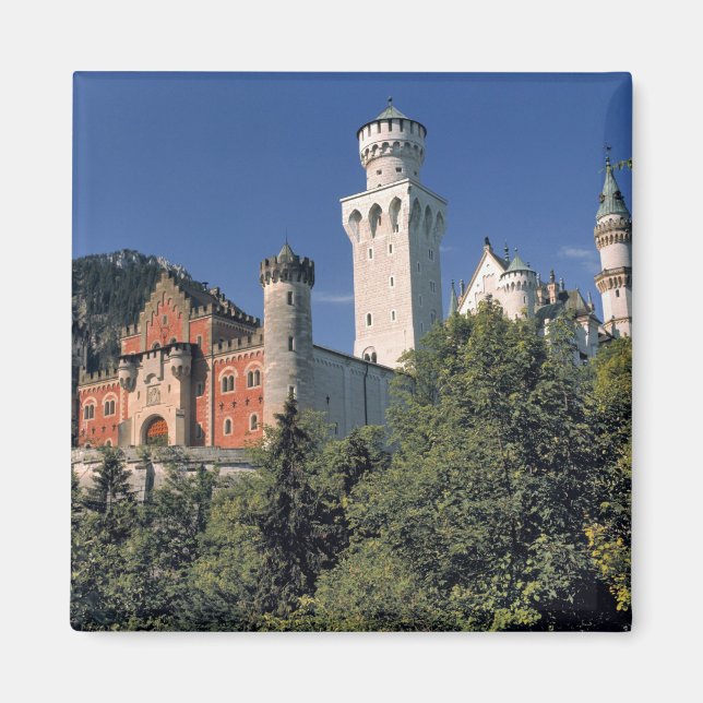 Germany, Bavaria, Neuschwanstein Castle. Magnet (Front)