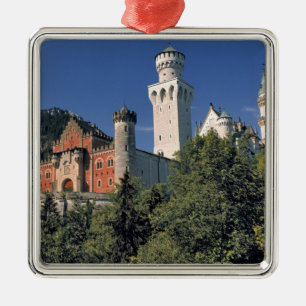 Germany, Bavaria, Neuschwanstein Castle. Metal Tree Decoration