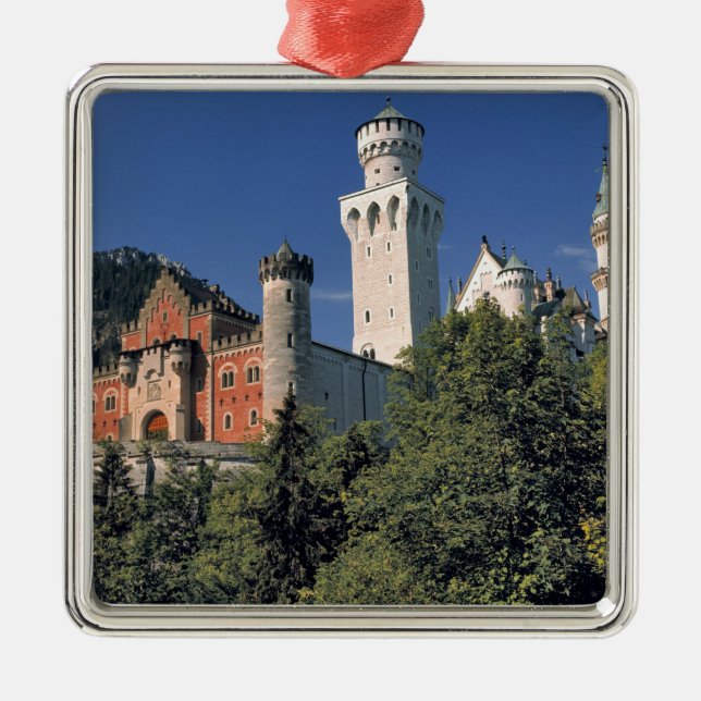 Germany, Bavaria, Neuschwanstein Castle. Metal Tree Decoration (Front)