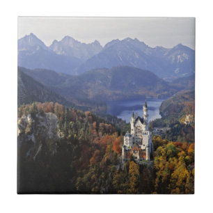 Germany, Bavaria, Neuschwanstein Castle. Tile