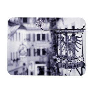 Germany, Bavaria, Rottenburg. Hotel sign Magnet