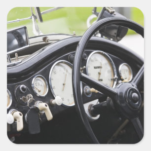 Germany, Bayern-Bavaria, Munich. BMW Welt Car 3 Square Sticker