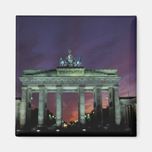 Germany, Berlin. Brandenburg Gate at night. Magnet