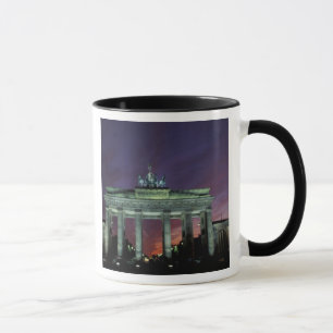 Germany, Berlin. Brandenburg Gate at night. Mug