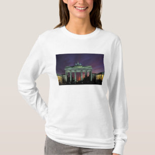 Germany, Berlin. Brandenburg Gate at night. T-Shirt