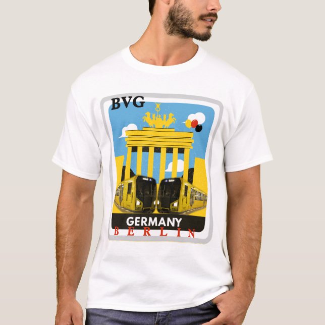 Germany Berlin bvg tshirt  (Front)