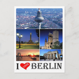 Germany - Berlin - I Love - Postcard