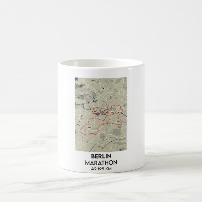 Germany Berlin marathon travel Coffee Mug (Center)
