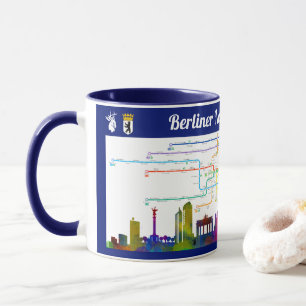 " Germany: BERLIN - Metro NETZPLANtasse ... Mug