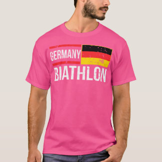 Germany Biathlon Target Skiing Shooting Sport Biat T-Shirt