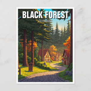 Germany Black Forest Travel Postcard