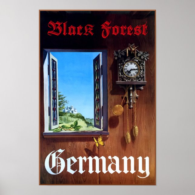 Germany, Black Forest travel poster (Front)