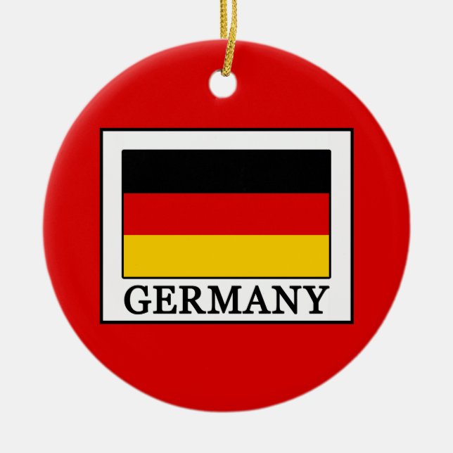 Germany Ceramic Tree Decoration (Front)