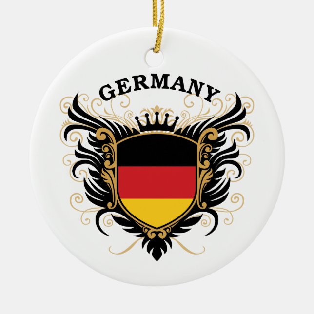 Germany Ceramic Tree Decoration (Front)