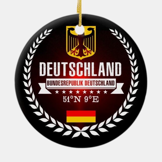 Germany Ceramic Tree Decoration (Back)