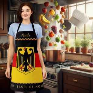 Germany Chefs Apron, German Flag Apron