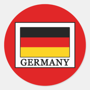 Germany Classic Round Sticker