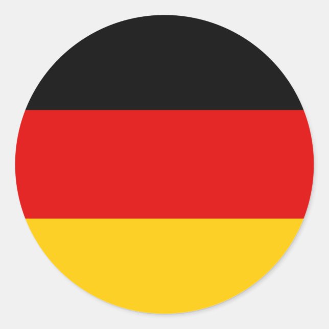 Germany Classic Round Sticker (Front)