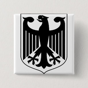 Germany Coat of arms 15 Cm Square Badge