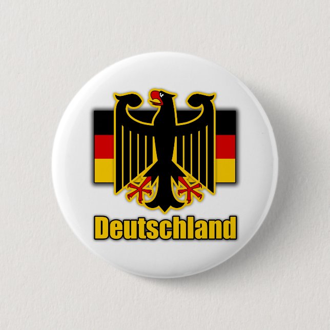 Germany Coat of Arms 6 Cm Round Badge (Front)