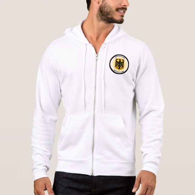 Germany Coat of Arms Circle Shape Hoodie (Front)